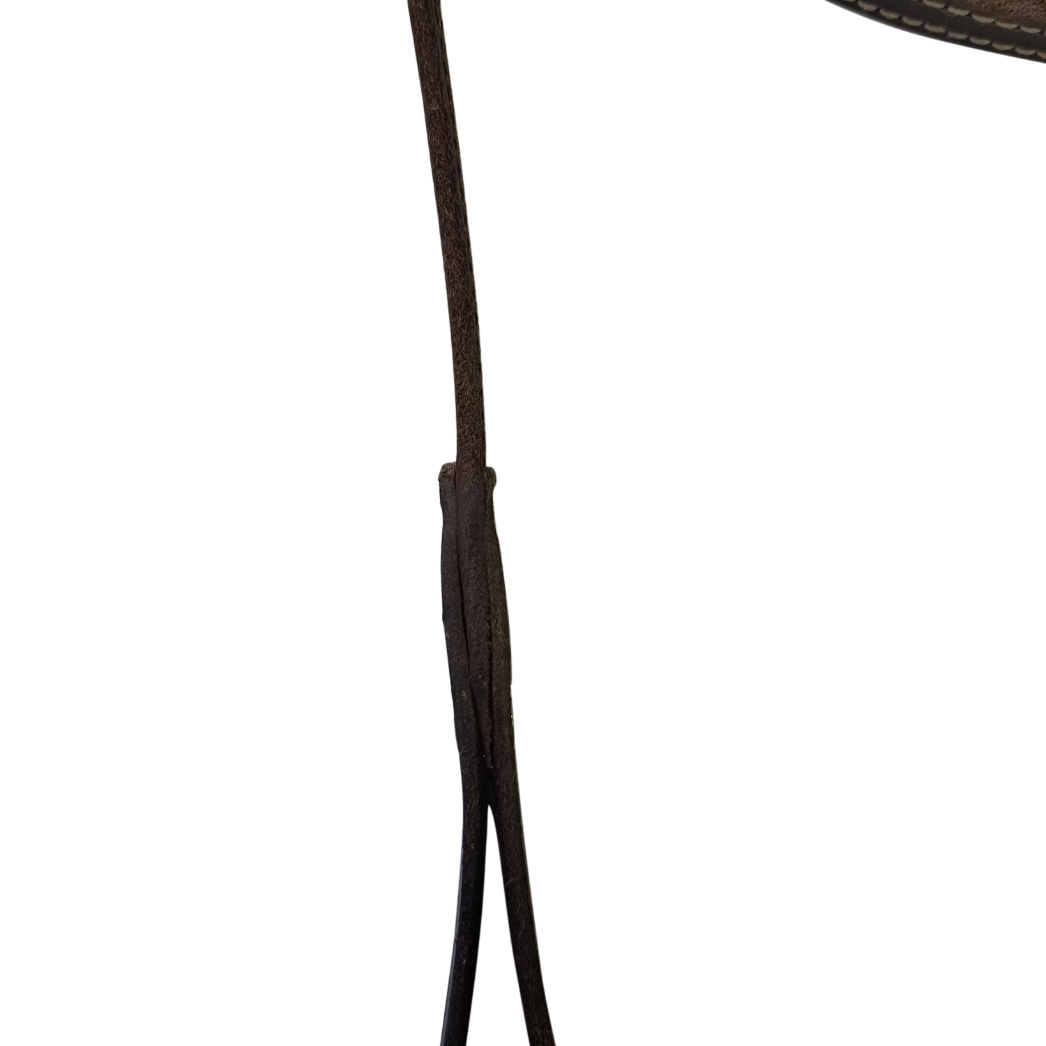 6 Foot Brown Leather Dog Leash - 1" wide