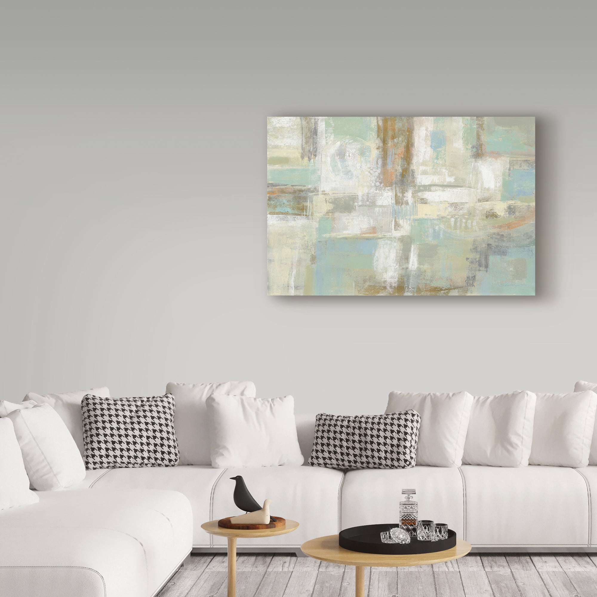 Trademark Fine Art 'Shades of Celedon' Canvas Art by Silvia Vassileva