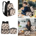 thumbnail image 5 of Yspwyqan Backpack Set Kids Boys, Paw Print Dachshund Dog School Backpack Set for Boys Ages 8-15, 17 Inch Double Zipper Trendy Daypack with Front Pocket for Hiking, 5 of 7