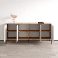 thumbnail image 4 of Meble Furniture Debora 04 Sideboard Teak/Cashmere, 4 of 5