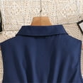 thumbnail image 5 of Rggeeun Toddler Kids Elegant Sash Tie Waist Ruffle Hem Sleeveless Dress For Girls Summer Casual Party Wear Trendy O-Neck Sundress, 5 of 9