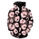thumbnail image 1 of Sudadera con capucha y cremallera para hombre, diseño abstracto de animales, estilo hip hop, gran oferta 2024, con capucha, para primavera, informal y divertida., 1 of 6