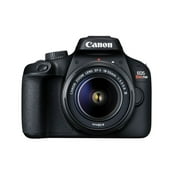 Pre-Owned Canon EOS Rebel T100 DSLR Camera EF-S 18-55mm f/3.5-5.6 IS II Lens Kit, 18 Megapixel CMOS (APS-C) Sensor, Full HD Videos, Built-in Wi-Fi, Beginner Photographers, Digital Camera, Black
