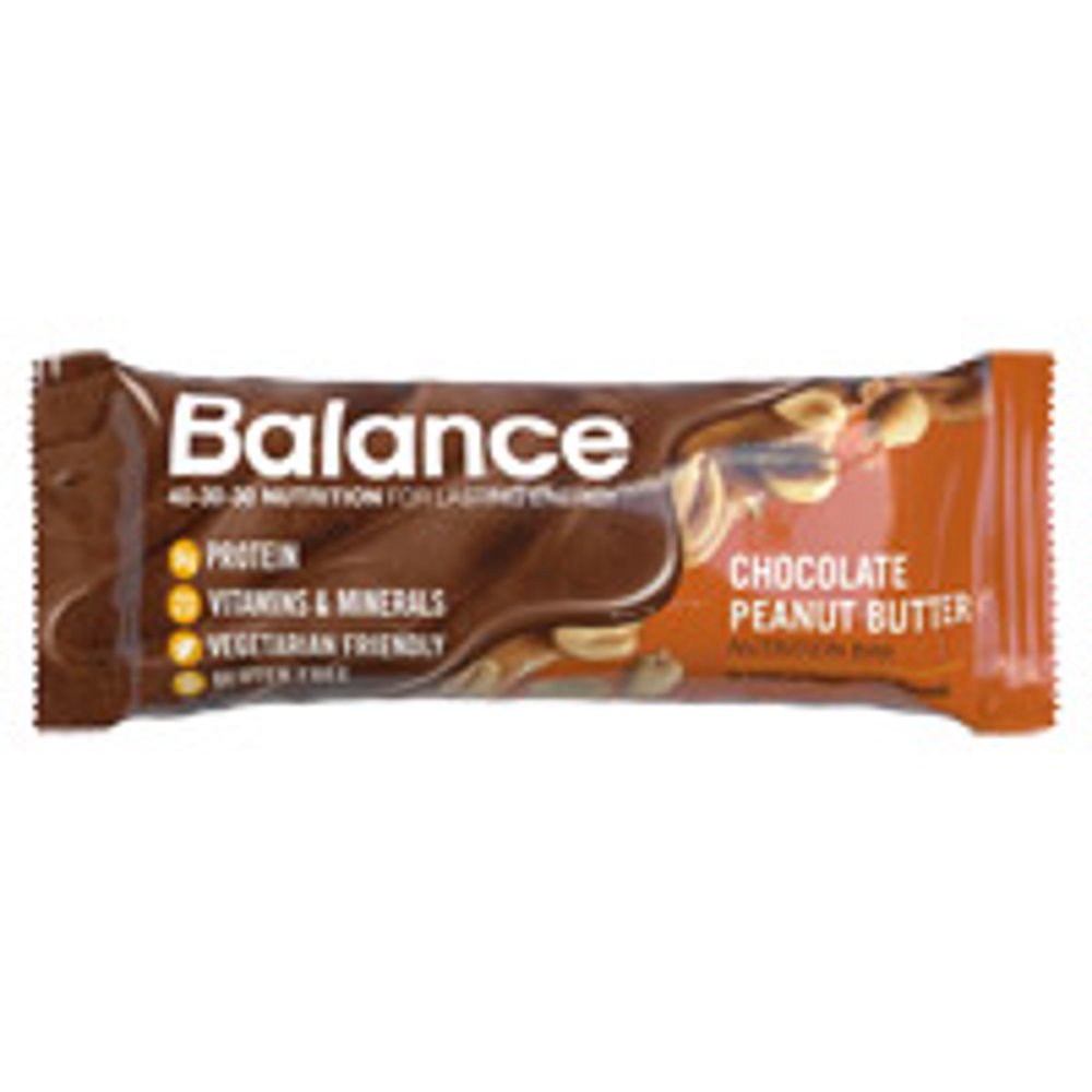 Balance Nutrition Bar, Chocolate Peanut Butter, 14g Protein, 6 Ct