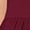 Wine Red, variant on Women's Summer Casual Short Sleeve Dressy Dresses Empire Waist Knee Length Dress with Pockets