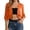 Orange, variant on MDUKONU Womens Cropped Cardigans Soft Chiffon 3/4 Sleeve Open Front Short Shrugs Light Purple One Size