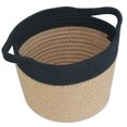 thumbnail image 1 of Laundry Hamper Rope Woven Handmade Handheld Dirty Clothes Hamper Laundry Basket, 1 of 9