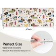 thumbnail image 5 of Rover Cream Dogs Bone Kitchen Rug Mat,Kitchen Runner Rugs Non Skid Washable,Decorative Kitchen Floor Mats for Kitchen,Sink,Laundry,17"X47", 5 of 5
