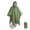 Green, variant on Waterproof Rain Poncho Lightweight Reusable Hiking Hooded Coat Jacket Unisex Raincoat for Hiking Camping Emergency