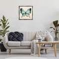thumbnail image 3 of Stupell Industries Contemporary Bold Butterfly in Green Gray Floating Frame Canvas Art, 25 x 25, by Carol Robinson, 3 of 7
