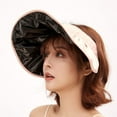 thumbnail image 3 of Sun Hat for Women - Wide Brim Sun Hat, Packable UV Protection Visor Floppy Womens Beach Cap, 3 of 8
