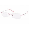 thumbnail image 2 of Agstum Blue Light Blocking Glasses - Flexible Rimless Titanium Alloy Eyeglasses Frames Clear Lens, 2 of 4