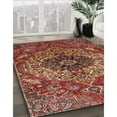 thumbnail image 2 of Ahgly Company Indoor Rectangle Traditional Orange Salmon Pink Medallion Area Rugs, 3' x 5', 2 of 6