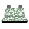 thumbnail image 6 of POLERO White Hibiscus Tropical Floral Print Car Rear Seat Protectors with SUV Sedan, Durable Non-Slip Car Back Seat Covers(2 Piece), 6 of 7