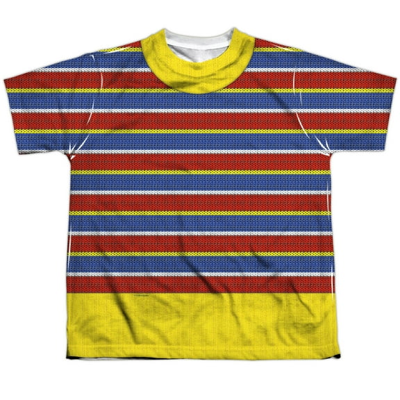 Sesame Street Classic TV Show Ernie Costume Boys Youth Front Print T-Shirt Tee