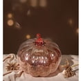 thumbnail image 4 of Halloween Pumpkin Decorations Rose Gold Indoor Halloween Table Decorations Fall Pumpkin Decor Halloween Decorations Indoor Table Centerpiece for Home Party 1 Pack, 4 of 8