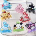 thumbnail image 4 of Sanrio Series Clip De Notas Hello Kitty Melody Kuromi Cinnamoroll Swallowtail Exam Paper HolderClip Lindo Dibujos Animados Snack Mano Cuenta, 4 of 4