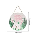 thumbnail image 3 of YingYouFu Easter Welcome Sign Wooden Handcrafted Rural Style Door Hanger for Indoor Outdoor Home Decor Spring Holiday Greeting and Wall Decoration, 3 of 6