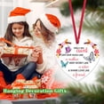 thumbnail image 5 of Aunt Christmas Ornament from Niece Nephew Friendship Gifts for Woman Best Aunt Ever Acrylic Hanging Ornaments Auntie for New Auntie Appreciation Christmas Tree Decoration A1, 5 of 5