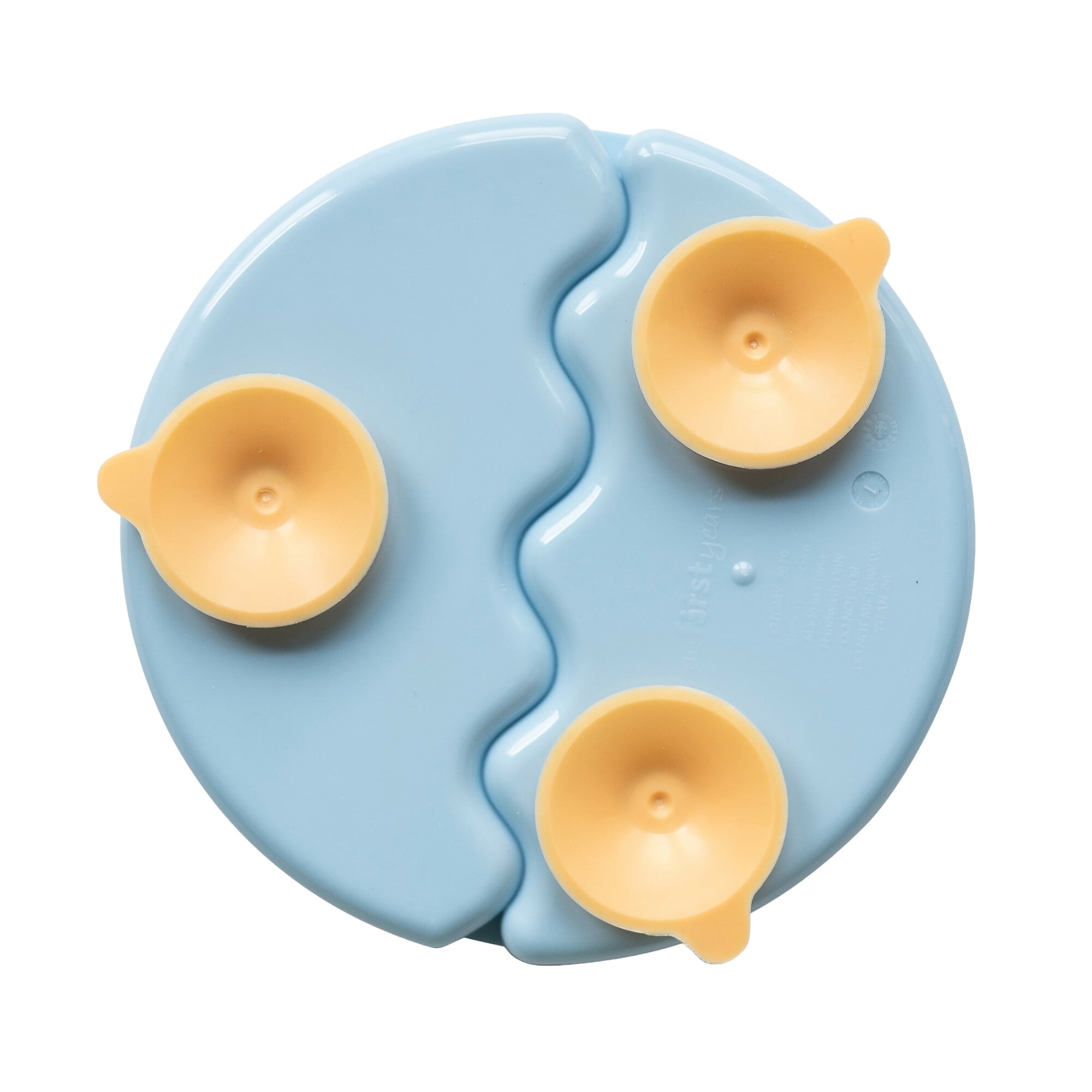 (4 pack) Bluey 3-Piece Mealtime Set with Divided Suction Plate, Bowl and Spoon – 9m+