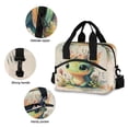 thumbnail image 5 of Lunch Bag Portable Crossbody Meal Bag Cooler Bag Insulated Lunch Bag Food Bag Handheld & Crossbody Design Adorable Green Dragon, 5 of 6