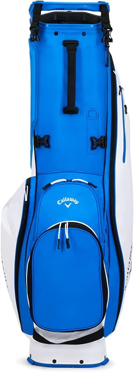 NEW 2023 Custom Callaway Hyper Lite Zero White/Navy Double Strap Stand Golf  Bag