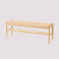 Solid Wood Entryway Bench with Shoe Storage Rustic Oak Wood and Design