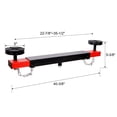 thumbnail image 4 of S-HOME 1 Ton Cross Beam Adapter for Floor Jacks – Heavy Duty Underframe Bar with Rubber Pads (jack not included), 4 of 10