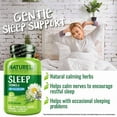 thumbnail image 5 of NATURELO Sleep Aid - with Melatonin, Magnesium, GABA, Valerian Root, Lemon Balm, Chamomile Herbal Extracts - Plant-Based Sleeping Aid - 60 Vegan Capsules, 5 of 6