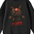 thumbnail image 2 of Five Nights At Freddy's Split Springtrap Crew Neck Long Sleeve Youth Black Sweatshirt
-Medium, 2 of 2