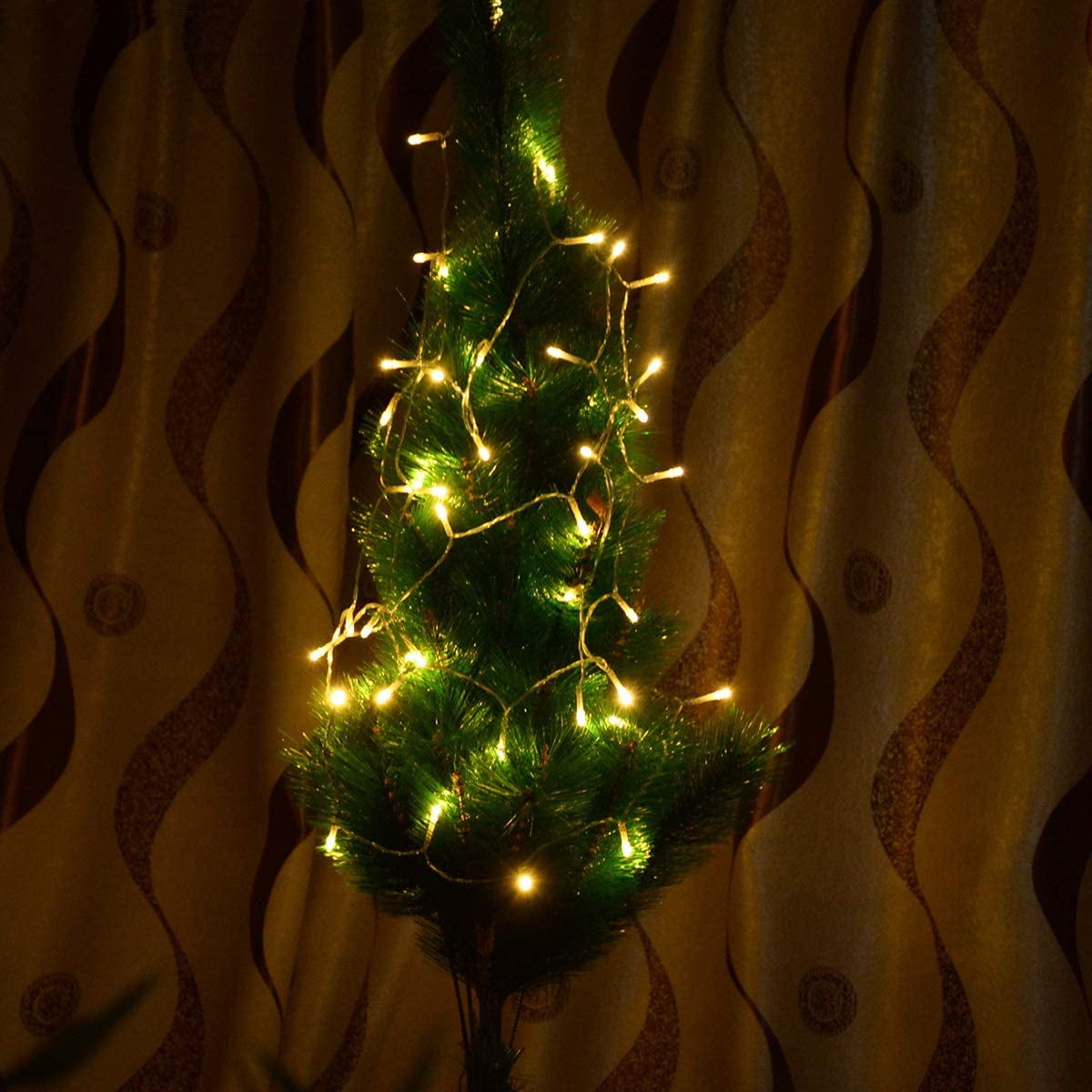 Details about   String of Christmas Lights Textured Star Shaped Plastic Orange Yellow Red Green 