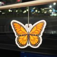 thumbnail image 3 of Yellow Butterfly Car Air Freshener Hanging Pendant, Cute Butterfly Rearview Mirror Decor Perfume, Scented Car Interior Accessory for Car, Living Room, Bedroom, Closet, Home Fragrance Decoration, 3 of 5