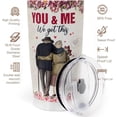 thumbnail image 2 of Valentines Day Gifts for Him Her - Stainless Steel Tumbler 20oz Gifts for Wife - Birthday Gift for Husband & Anniversary for Him - Wife Birthday Gift Ideas - Gift for Girlfriend Boyfriend, 2 of 6