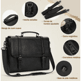 thumbnail image 3 of Maletines Xtellar Para Hombres Portafolio Para Laptop 15,6in Cuero pu Color Negro, 3 of 4