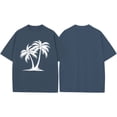 thumbnail image 6 of adaychics Vacation T Shirts for Men Palm Tree Round Neck Short Sleeve Tropical T Shirt Casual Holiday Tops for Vacation, 6 of 10