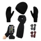 thumbnail image 2 of 3 Conjunto Gorro Bufanda Guantes Frío Tejido Lana Unisex, 2 of 8