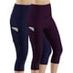thumbnail image 1 of UKAP 2 Paquetes Mallas de mujer, pantalones de Yoga de cintura alta, pantalones de Color sólido, Jeggings elásticos de entrenamiento, pantalones Capris de cintura elástica, 1 of 4
