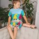 thumbnail image 4 of Fotbe Gnomes On The Beach Pijama Estampada de 2 Piezas para Niños – Ropa de Dormir de Manga Corta Cómoda para Niños y Niñas, Camiseta y Shorts de Algodón-X-Large, 4 of 6