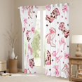 thumbnail image 3 of Manfei Western Ribbon Bow Black Out Curtains for Teens Female,Kids Girls Cowgirl Cow Print Boots Curtains Pack of 2 (42x63 Each),Ultra Soft Home Decor, 3 of 6