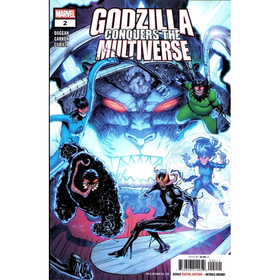 Godzilla Conquers the Multiverse #2 VF ; Marvel Comic Book