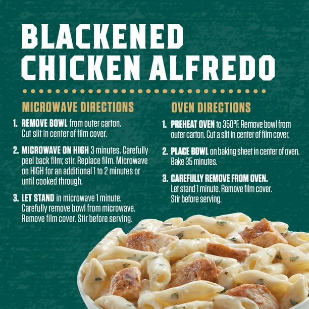 Zatarain' Frozen Blackened Chicken Alfredo - Walmart Business Supplies
