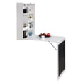 thumbnail image 3 of Topcobe Space-Saving Wall Desk, Modern End Table Leisure Coffee Table, Living Room Furniture Table, 3 of 14