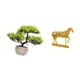 thumbnail image 5 of Colección De Bonsáis Artificiales, Centros De Mesa Con Plantas Artificiales, Figuras De Caballos, Esculturas De Animales, Figuras De Resina, Decoración Para El Hogar Y La Oficina., 5 of 8