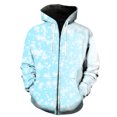 thumbnail image 1 of Sudadera con capucha y cremallera para hombre, con estampado de copos de nieve de invierno, divertida, 3D, informal, de gran tamaño, unisex, de manga larga, estilo hip hop, primavera y otoño, 1 of 6