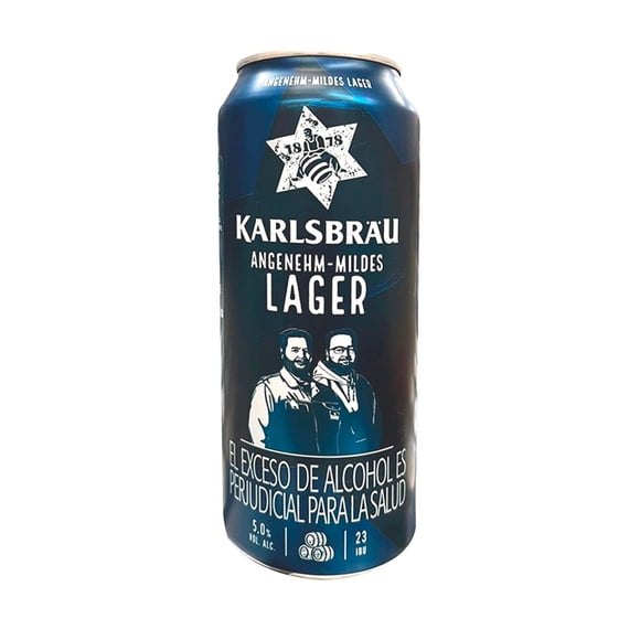 Cerveza lager Karlsbrau 500 ml