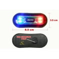 thumbnail image 2 of Koso Helmet Light Rechargeable Flasher Light Red And Blue, 2 of 5