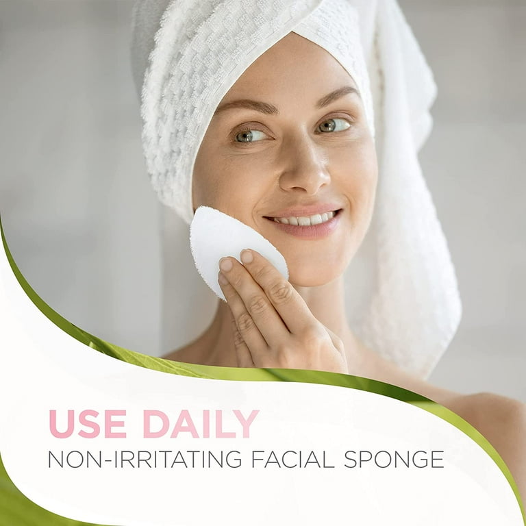 Impresa 10-Pack Reusable Exfoliating Face Scrubber Buff Puff