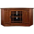 thumbnail image 3 of Leick Furniture Mission 46" Corner TV Stand in an Oak Finish, 3 of 7