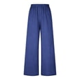 thumbnail image 6 of Fewfanhot Women's Pants Wide Leg Pants Lightweight High Waisted Plus Size Palazzo Pants Dressy Dance Culottes Beach Pants, 6 of 7