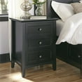 thumbnail image 2 of Modus Table de Chevet Paragon 3 Tiroirs en Noir, 2 of 4